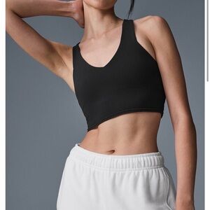 ALO Yoga Black airbrush real tank size S